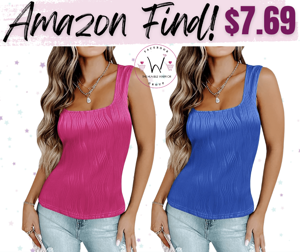 Zeagoo Slim Fit Textured Tank Top!